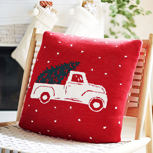 Christmas Tree Truck Pillow General SAF