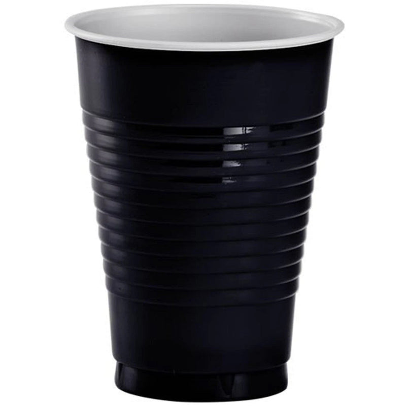 Load image into Gallery viewer, *WHOLESALE* Hanna K. Signature Plastic Cups Black 18 oz: 600CT Cups Hanna K Signature
