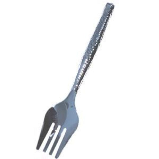 99¢ Hammered Effect Design Serving Fork 10" 1 count Serverware Decorline