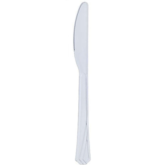 *WHOLESALE* Hanna K. Signature Heavy weight Plastic Knife Clear: 1224CT Cutlery Hanna K Signature