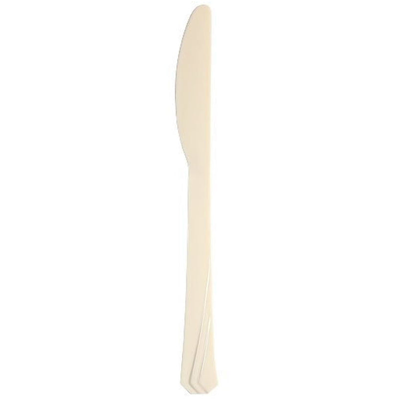 Load image into Gallery viewer, *WHOLESALE* Hanna K. Signature Heavy weight Plastic Knife Ivory: 1224CT Cutlery Hanna K Signature
