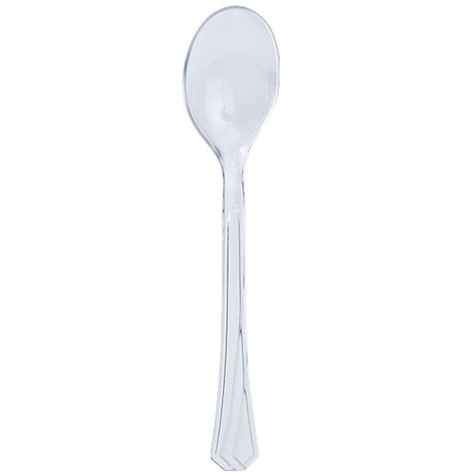 Hanna K. Signature Heavyweight Plastic Soupspoon Clear Cutlery Hanna K Signature