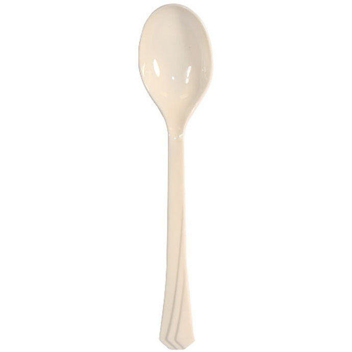 Hanna K. Signature Heavyweight Plastic Soupspoon Ivory Cutlery Hanna K Signature