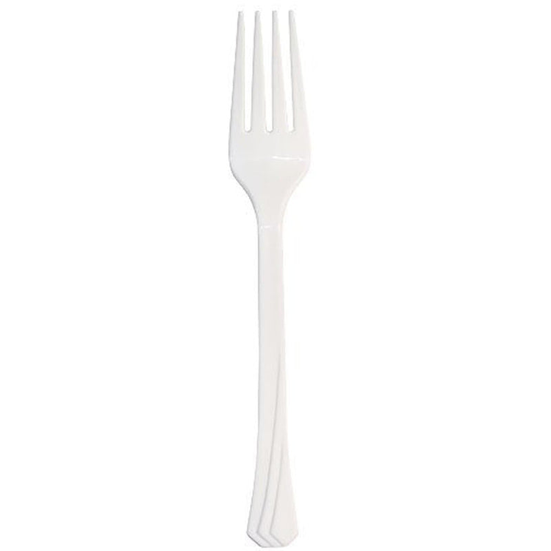 Load image into Gallery viewer, *WHOLESALE* Hanna K. Signature Heavyweight Pearl Plastic Fork-1224CT Cutlery Hanna K Signature
