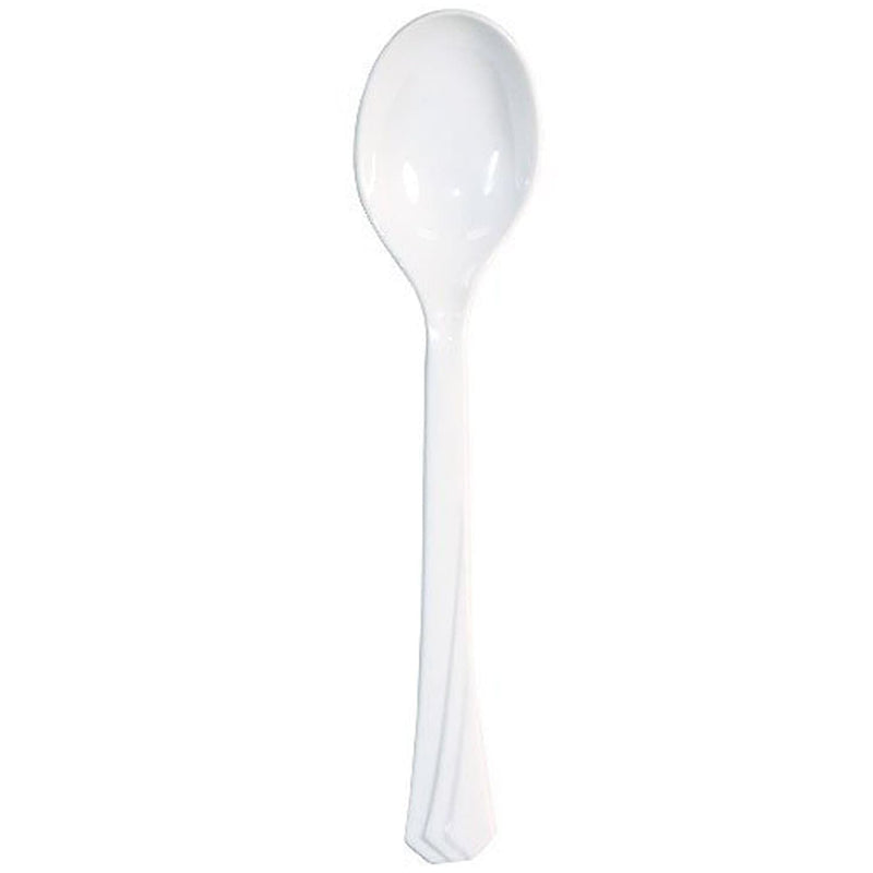 Load image into Gallery viewer, *WHOLESALE* Hanna K. Signature Heavyweight Pearl Plastic Soup spoon-1224CT Cutlery Hanna K Signature
