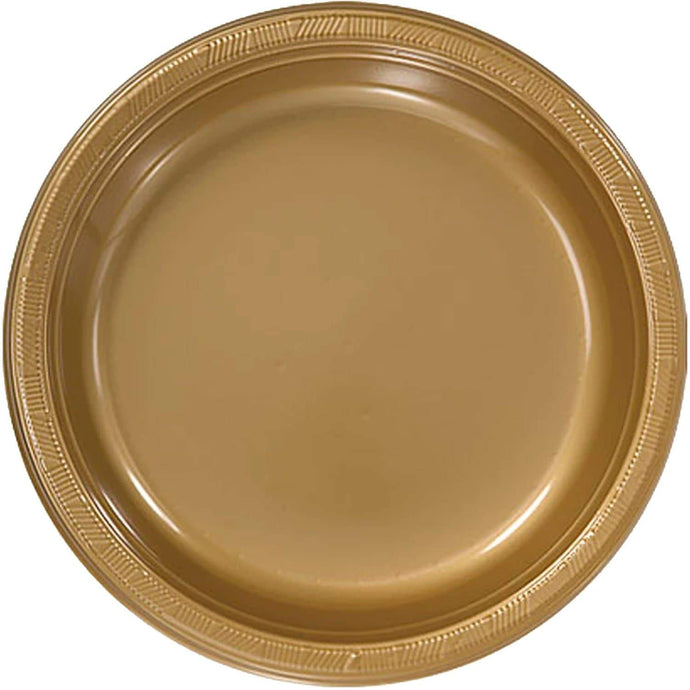 Hanna K. Signature Plastic Plates Gold 10