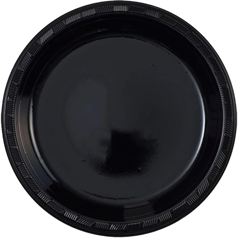 Load image into Gallery viewer, Hanna K. Signature Plastic Plates Black 10&quot; Disposable Plates Hanna K Signature
