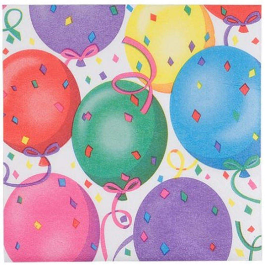 Birthday-Party Healy's Balloons Beverage Napkin :36CT Paper Napkins Hanna K Signature