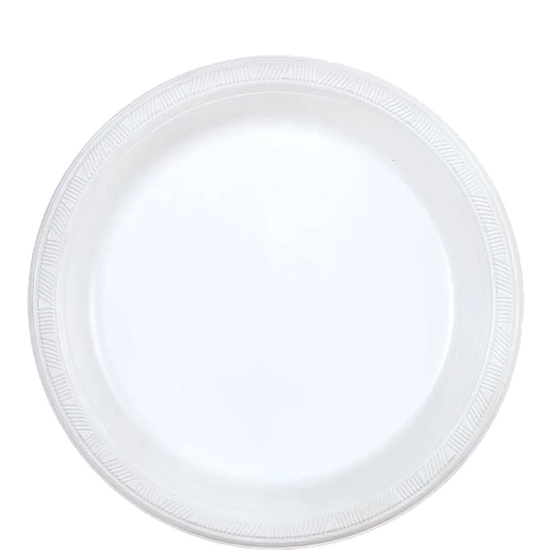 Load image into Gallery viewer, Hanna K. Signature White heavyweight plastic Plates 9&quot; Disposable Plates Hanna K Signature
