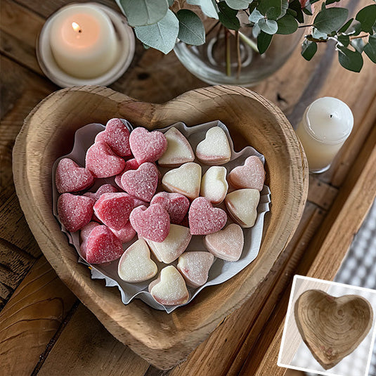 Heart Shaped Wood Bowl General KAL