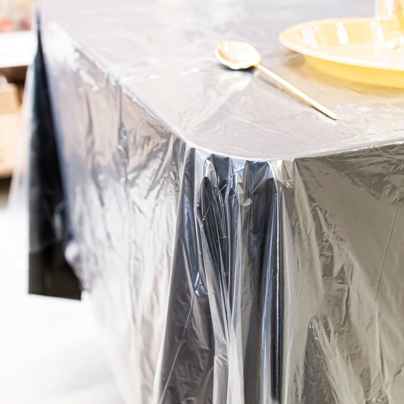 Load image into Gallery viewer, Kitchen Selection Clear Heavy-Weight Table Covers: Size 60&quot;X120&quot; Table Covers VeZee
