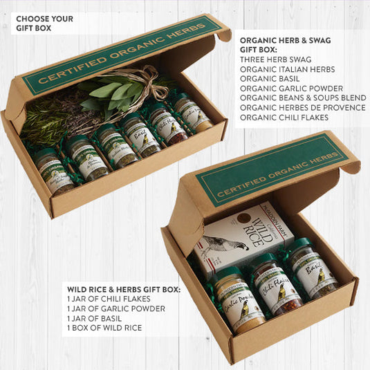 US Grown Organic Herb Gift Box, Choose Your Style Whats trending MF