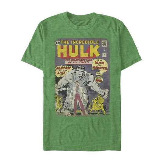 Hulk - Hulk: Man or Monster? - T-Shirt Apparel Fifth Sun