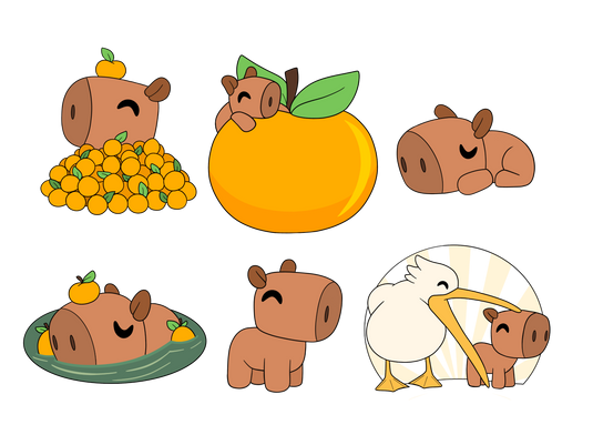 Capybara Pin Set Pins Youtooz Collectibles