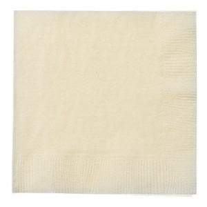 99¢ Ivory Beverage Napkins 24 count Party Dimensions