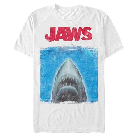 Jaws - Jaws Movie Poster Retro Fade - T-Shirt Apparel Fifth Sun