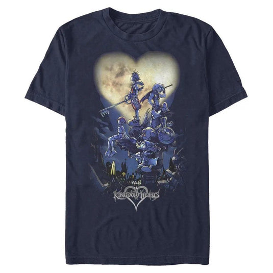 Kingdom Hearts - Kingdom Hearts 1 Box Art - T-Shirt Apparel Fifth Sun