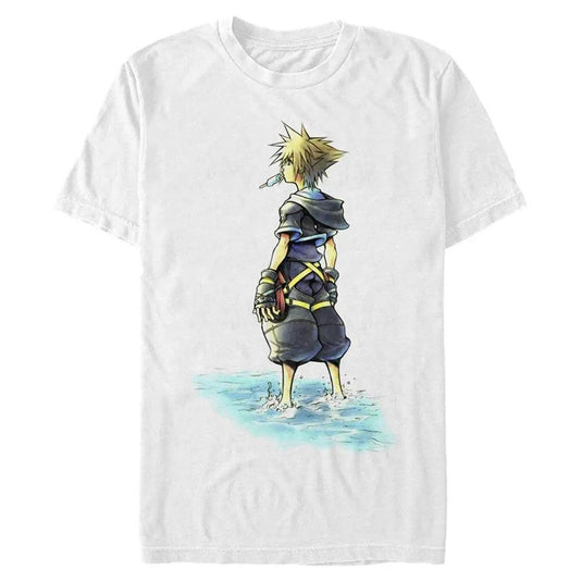 Kingdom Hearts - Sora at the Beach - T-Shirt Apparel Fifth Sun