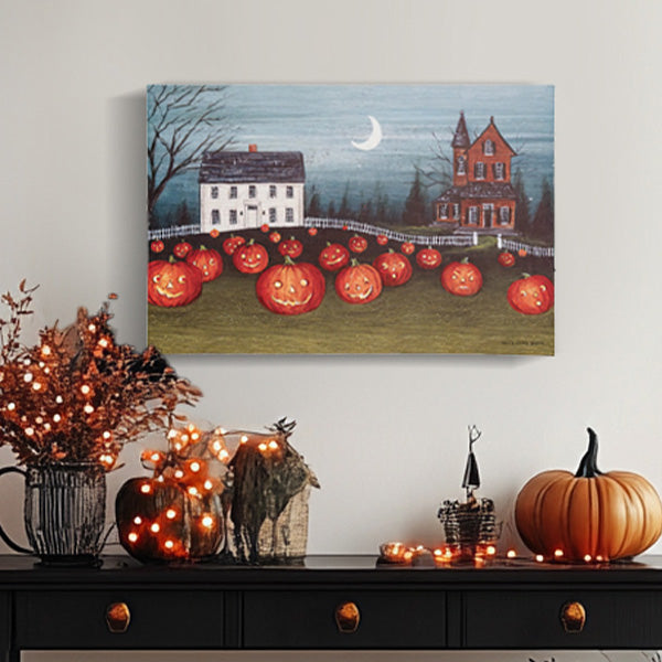 Pumpkin Field LED Wall Decor General GAL