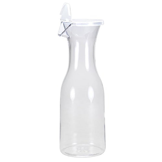 Lillian Carafe Juice Jar Beverage Decanter Acrylic 40 oz Serverware Lillian