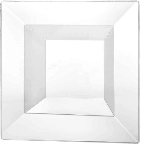 Lillian Tablesettings Square Plastic Dinner Bowl Clear 5 oz Bowls Lillian