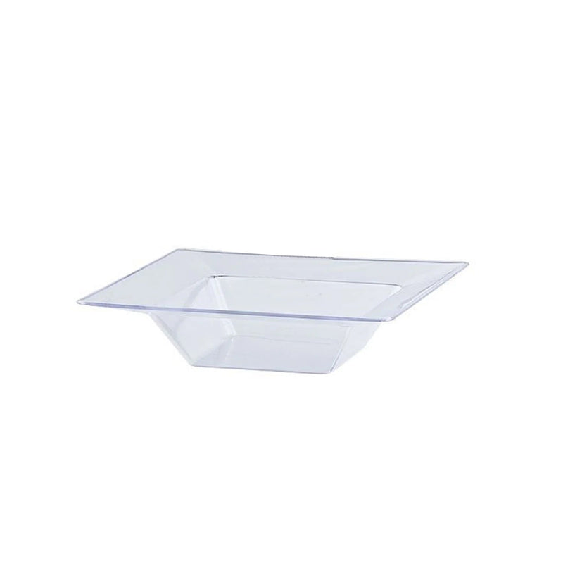 Load image into Gallery viewer, Lillian Tablesettings Square Plastic Dinner Bowl Clear 5 oz Bowls Lillian
