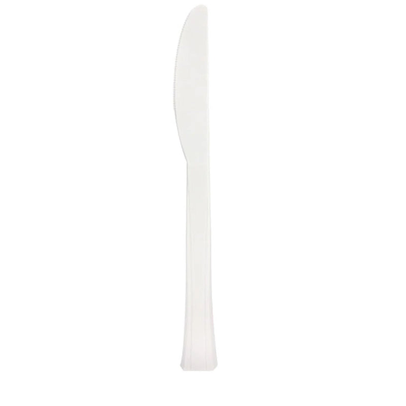 Load image into Gallery viewer, Lillian Tablesettings Extra Strong Quality Pearl Premium Plastic Knife Cutlery Lillian
