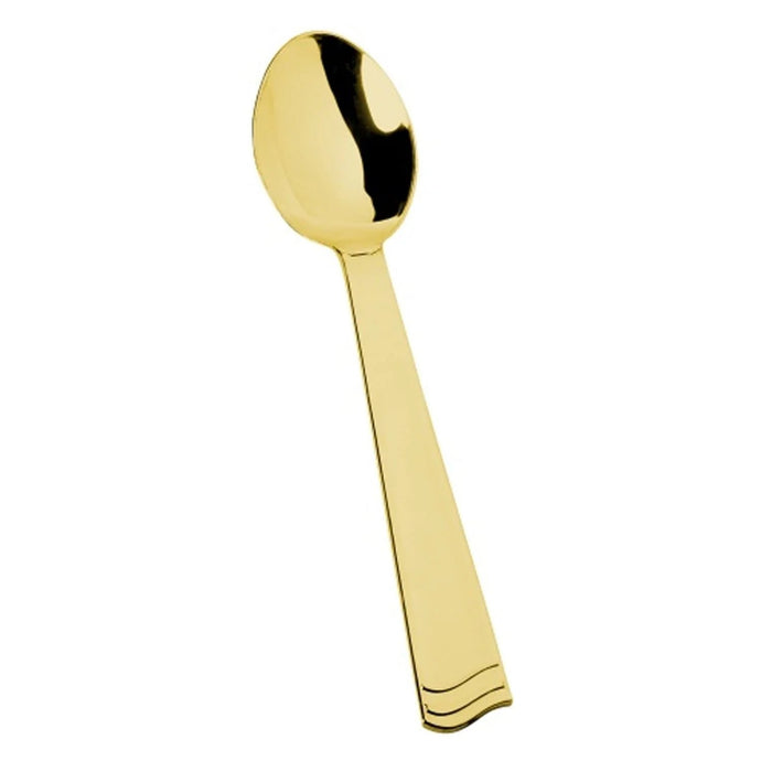 Lillian Tablesetting Polished Plastic Serving Spoon Gold 10