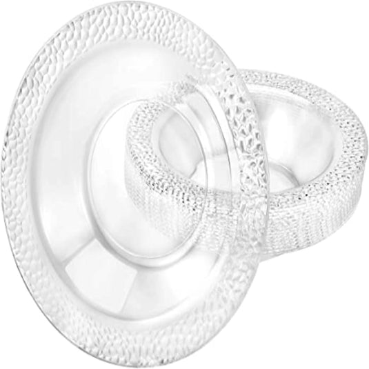 Lillian Tablesettings Pebbled Plastic Bowl Clear 5 oz Tablesettings Lillian