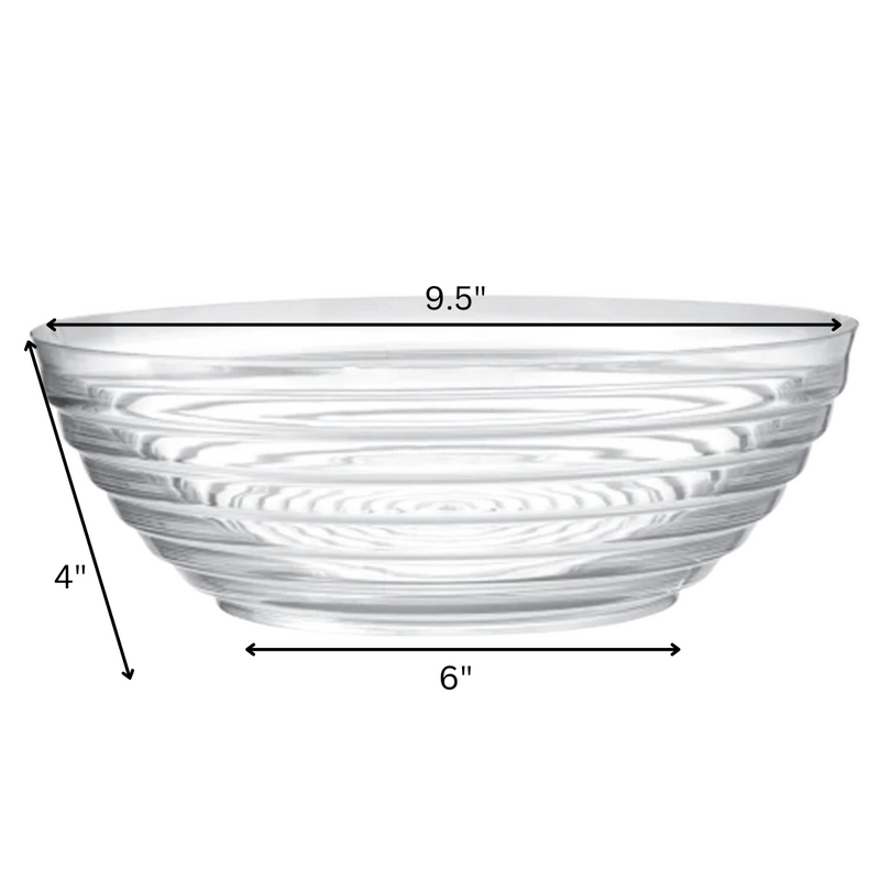 Load image into Gallery viewer, Quart Bowl Ringed 9.5 inch Extra heavy wight Serverware Hanna K Signature
