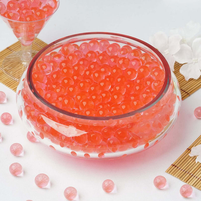 Water Gel Beads Vase Filler Red - Large Nontoxic Jelly Balls for Floating Candles & Floral Displays 10g Decorations HIER_7330