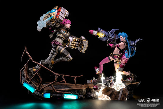 League of Legends - Jinx and Vi 1-6 Scale - Statue Bundle Collectibles PureArts