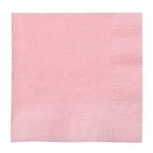 Light Pink Beverage Napkins Napkins Party Dimensions