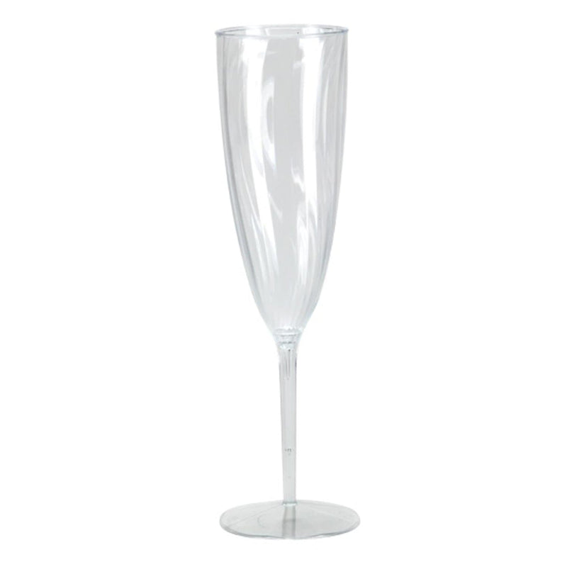 Load image into Gallery viewer, Lillian Tablesettings Elegant Plastic Champagne Flutes Clear 6 oz Cups Lillian
