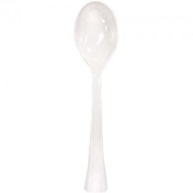 Load image into Gallery viewer, Lillian Tablesettings Extra Strong Quality Pearl Premium Plastic Soupspoons Cutlery Lillian
