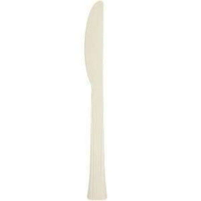 Lillian Tablesettings Extra Strong Quality Premium Plastic Knives Sahara Cutlery Lillian