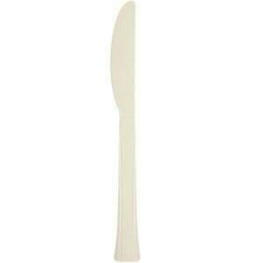 Lillian Tablesettings Extra Strong Quality Premium Plastic Knives Sahara Cutlery Lillian