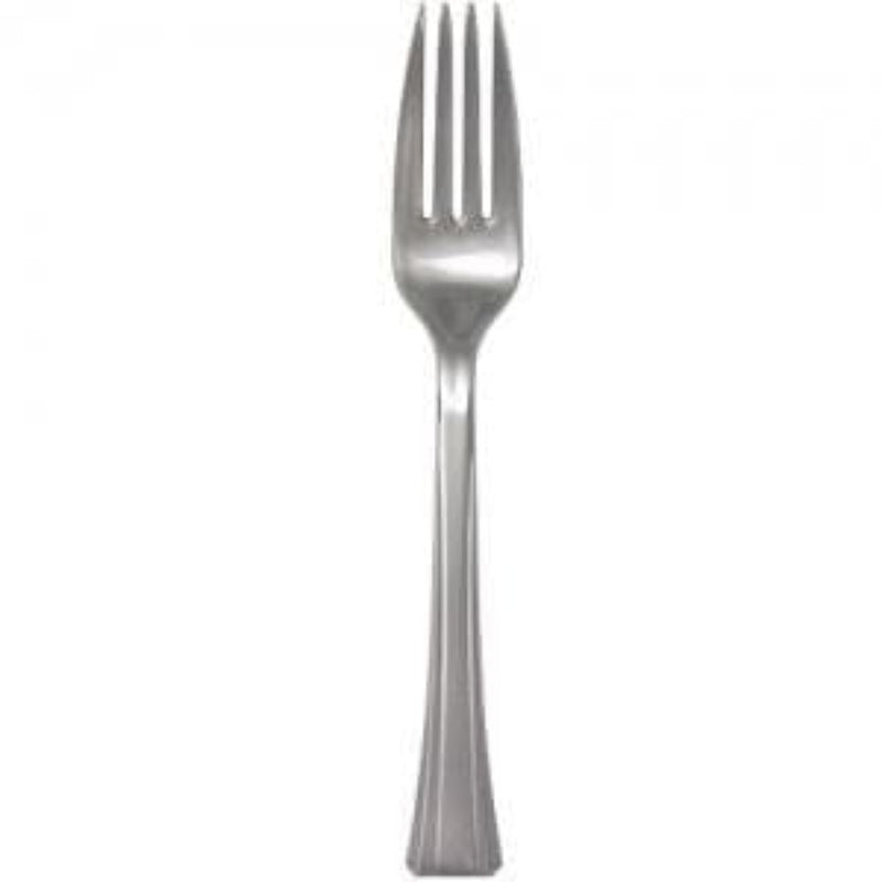 Load image into Gallery viewer, Lillian Tablesettings Extra Strong Quality Premium Plastic Silver Forks Cutlery Lillian
