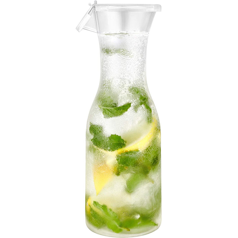 Load image into Gallery viewer, Lillian Carafe Juice Jar Beverage Decanter Acrylic 20 oz Serverware Lillian
