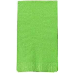 99¢ Lime Green Guest Towels 16 count Party Dimensions