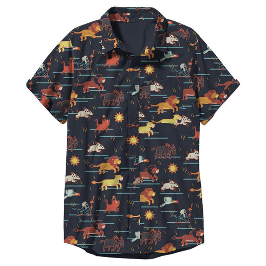 Lion King - Stampeded - Button Down Apparel Fifth Sun