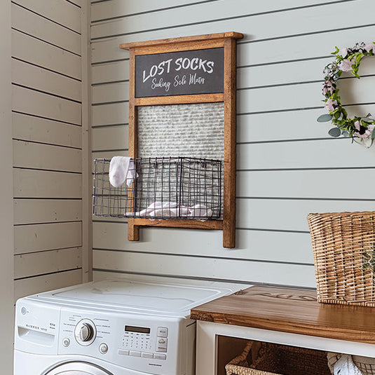 Farmhouse Lost Socks Storage Wall Basket Sale CT