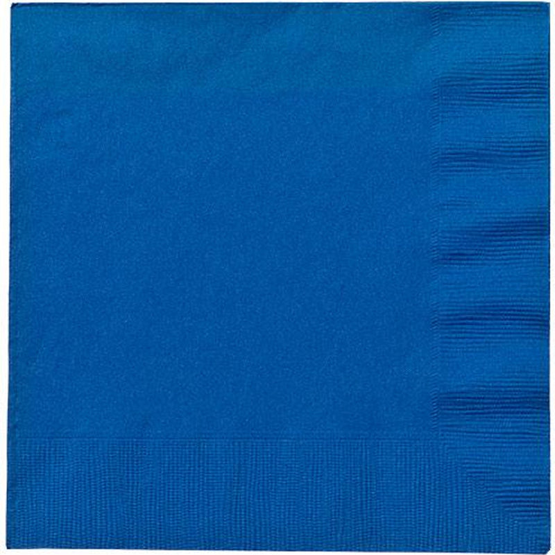 Load image into Gallery viewer, Blue Luncheon Paper Napkins Napkins Party Dimensions
