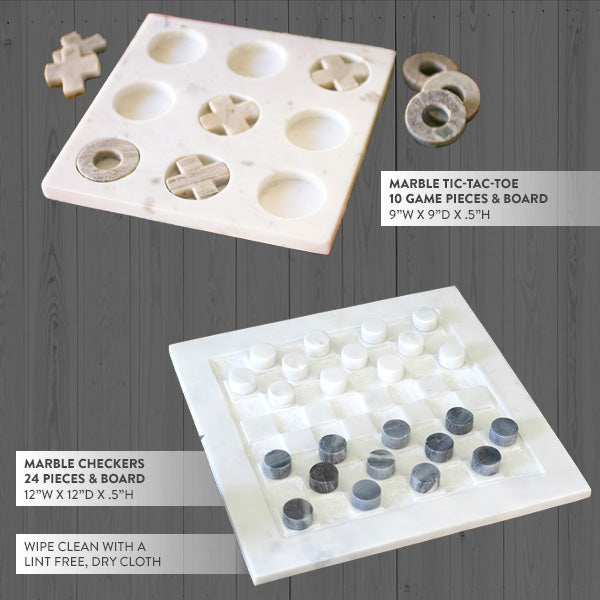 Load image into Gallery viewer, Modern Marble Game Set, Choose Your Style General KAL
