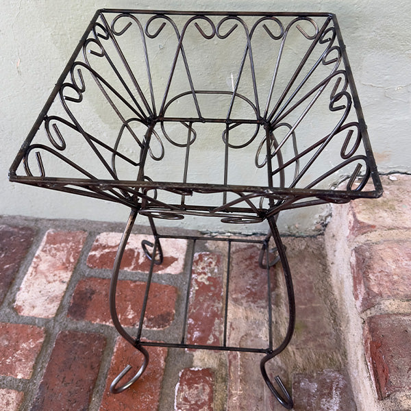 Load image into Gallery viewer, 19 Inch Ornate Wrought Iron Plant Stand, Choose Your Style Whats trending CIMA
