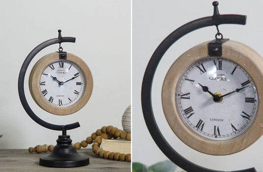 Modern Farmhouse Tabletop Clock General VIP