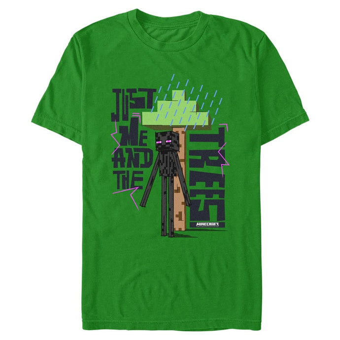 Minecraft - Enderman And The Trees - T-Shirt Apparel Fifth Sun