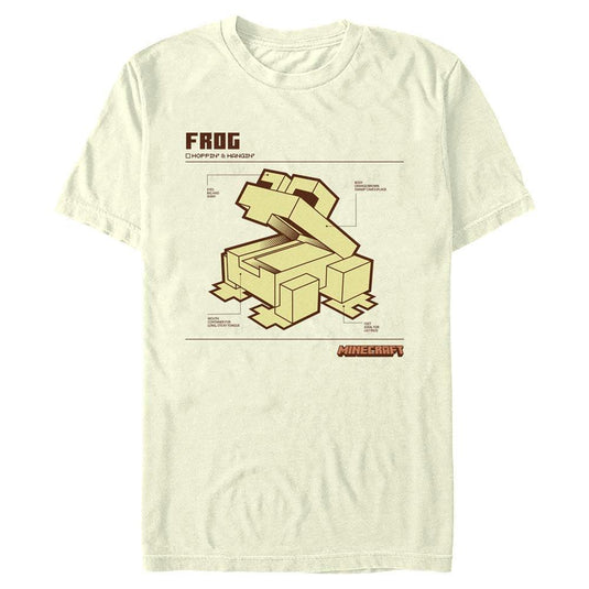 Minecraft - Frog Schematic - T-Shirt Apparel Fifth Sun