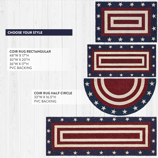 Load image into Gallery viewer, Patriotic Accent Rugs, Choose Your Style General VHC
