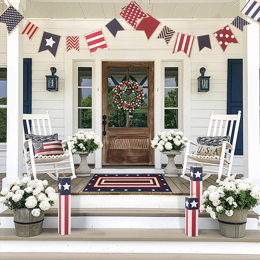 Patriotic Accent Rugs, Choose Your Style General VHC